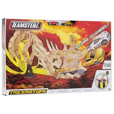 Basic HTI Teamsterz Triceratops Circuit de course avec 2 voitures 7 m - Publicité Basic HTI Teamsterz Triceratops Circuit de course avec 2 voitures 7 m - Publicité