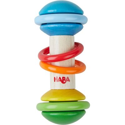 Haba hochet en bois 13 cm Multicolore - Publicité Haba hochet en bois 13 cm Multicolore - Publicité