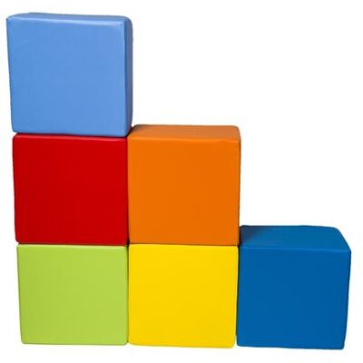 Non communiqué Set de 6 blocs en mousse pour le jeu mix 2 Jaune - Publicité Non communiqué Set de 6 blocs en mousse pour le jeu mix 2 Jaune - Publicité