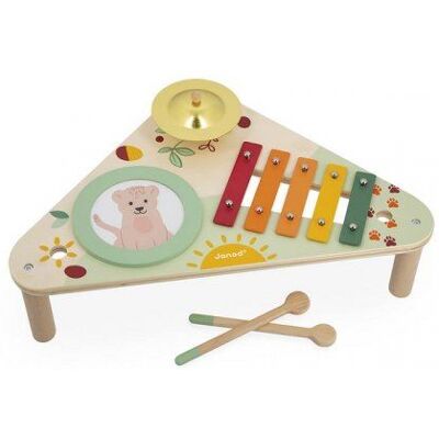Non communiqué Table musicale en bois leo le lionceau bebe - 3 activites instruments : tambour cymbale xylophone - jouet eveil + carte animaux - Publicité Non communiqué Table musicale en bois leo le lionceau bebe - 3 activites instruments : tambour cymbale xylophone - jouet eveil + carte animaux - Publicité