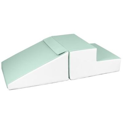 Non communiqué Set de 2 grands blocs en mousse blanc Menthe Blanc - Publicité Non communiqué Set de 2 grands blocs en mousse blanc Menthe Blanc - Publicité