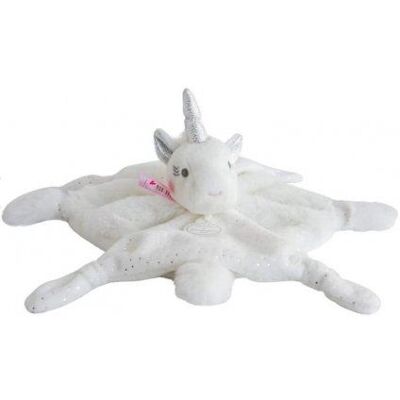 Non communiqué Coffret cadeau doudou plat licorne blanche et argent 22 cm - peluche douce bebe fille - naissance nouveau ne - Publicité Non communiqué Coffret cadeau doudou plat licorne blanche et argent 22 cm - peluche douce bebe fille - naissance nouveau ne - Publicité