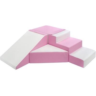 Non communiqué Set de 4 blocs blanc rose Rose - Publicité Non communiqué Set de 4 blocs blanc rose Rose - Publicité