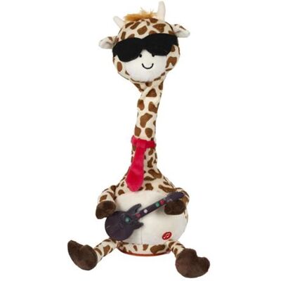 Non communiqué Jouet girafe dansante musicale 34 cm marron Marron - Publicité Non communiqué Jouet girafe dansante musicale 34 cm marron Marron - Publicité