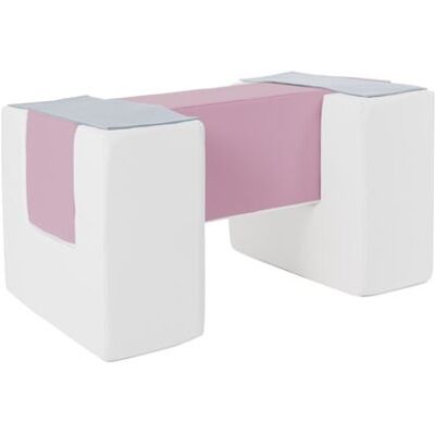 Non communiqué 3 blocs en mousse blanc gris violet Blanc - Publicité Non communiqué 3 blocs en mousse blanc gris violet Blanc - Publicité