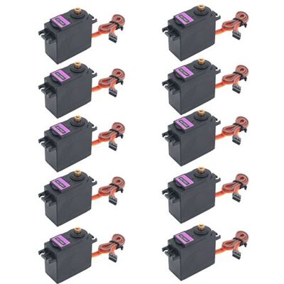 Générique 10 pièces MG996R ensemble moteur servo à engrenages grand couple pour robot de voiture hélicoptère RC - Multicolore - Publicité Générique 10 pièces MG996R ensemble moteur servo à engrenages grand couple pour robot de voiture hélicoptère RC - Multicolore - Publicité