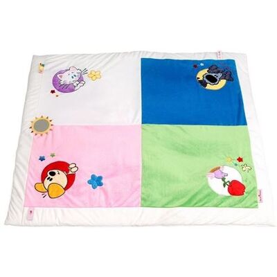 Tiamo Tapis d eveil woezel & pip 85 x 100 cm - pour parc et jeu - jouet bebe - tapis lavable - Publicité Tiamo Tapis d eveil woezel & pip 85 x 100 cm - pour parc et jeu - jouet bebe - tapis lavable - Publicité