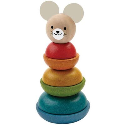 Plantoys Anneaux Empilables Multicolore - 18+ Mois - Publicité Plantoys Anneaux Empilables Multicolore - 18+ Mois - Publicité