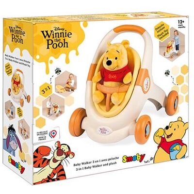Trotteur Smoby Winnie the Pooh Baby Walker 3 en 1 avec Peluche Multicolore - Publicité Trotteur Smoby Winnie the Pooh Baby Walker 3 en 1 avec Peluche Multicolore - Publicité