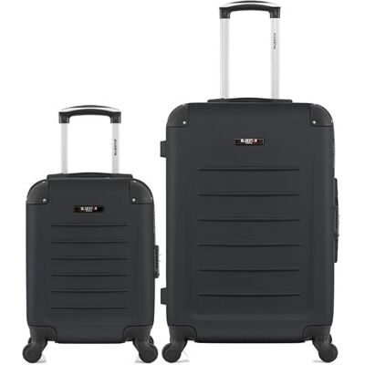 Non communiqué Lot de 2 valises weekend et cabine xxs opera noir - Publicité Non communiqué Lot de 2 valises weekend et cabine xxs opera noir - Publicité