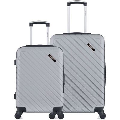 Non communiqué Ensemble de 2 valise bluestar - valise weekend et valise cabine cité - gris - Publicité Non communiqué Ensemble de 2 valise bluestar - valise weekend et valise cabine cité - gris - Publicité