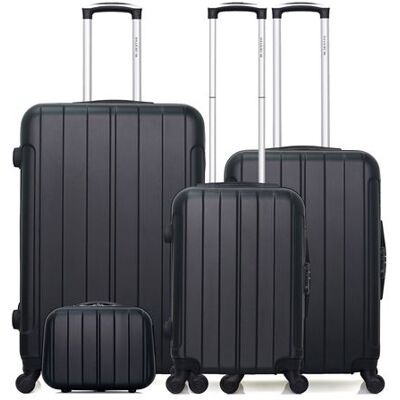 Non communiqué bluestar - set de 4 valises napoli-c 75 cm 4 roues - noir - Publicité Non communiqué bluestar - set de 4 valises napoli-c 75 cm 4 roues - noir - Publicité