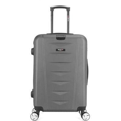 Non communiqué bluestar - valise grand format ajaccio 75 cm 4 roues - gris fonce - Publicité Non communiqué bluestar - valise grand format ajaccio 75 cm 4 roues - gris fonce - Publicité