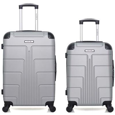 Non communiqué bluestar - lot de 2 - valise weekend et valise cabine ottawa - gris - Publicité Non communiqué bluestar - lot de 2 - valise weekend et valise cabine ottawa - gris - Publicité