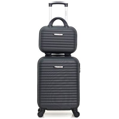 Blue Star Set de 2 valises BLUESTAR BRAZILIA-H Gris F en ABS - Publicité Blue Star Set de 2 valises BLUESTAR BRAZILIA-H Gris F en ABS - Publicité