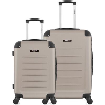 Non communiqué lot de 2 weekend et cabine opera beige - Publicité Non communiqué lot de 2 weekend et cabine opera beige - Publicité