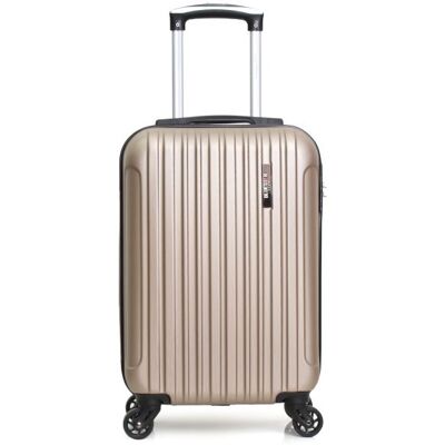 Blue Star Valise Cabine BLUESTAR LOME-E Beige en ABS 31L - Publicité Blue Star Valise Cabine BLUESTAR LOME-E Beige en ABS 31L - Publicité