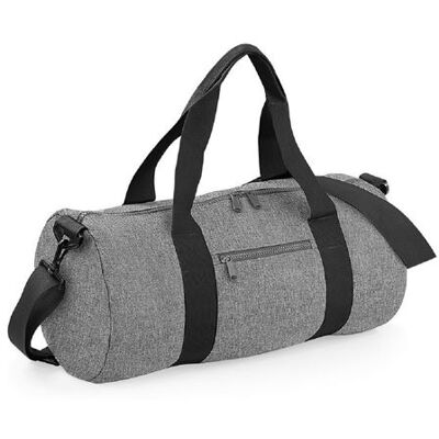 BagBase Bag-base - Sac de voyage toile - 20 L - Varsity Barrel Bag - BG140 - gris merle - Publicité BagBase Bag-base - Sac de voyage toile - 20 L - Varsity Barrel Bag - BG140 - gris merle - Publicité