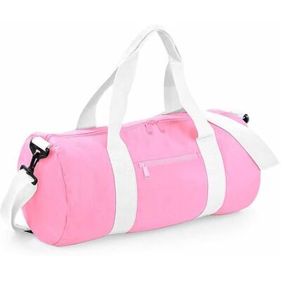 Non communiqué Bag-base - Sac de voyage toile - 20 L - Varsity Barrel Bag - BG140 - rose classique - Publicité Non communiqué Bag-base - Sac de voyage toile - 20 L - Varsity Barrel Bag - BG140 - rose classique - Publicité