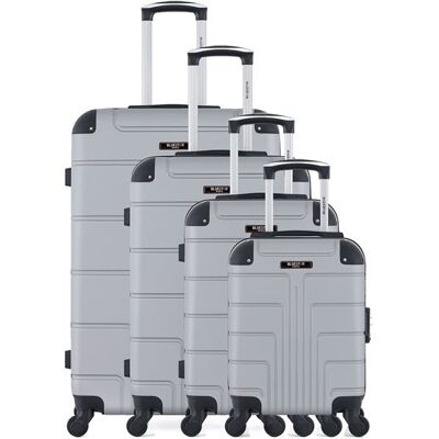 Non communiqué bluestar - set de 4 valises ottawa-m 75 cm 4 roues - gris - Publicité Non communiqué bluestar - set de 4 valises ottawa-m 75 cm 4 roues - gris - Publicité