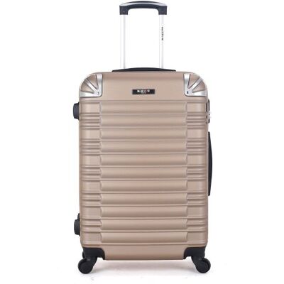 Blue Star Valise Week-End BLUESTAR LIMA Beige en ABS 64L - Publicité Blue Star Valise Week-End BLUESTAR LIMA Beige en ABS 64L - Publicité