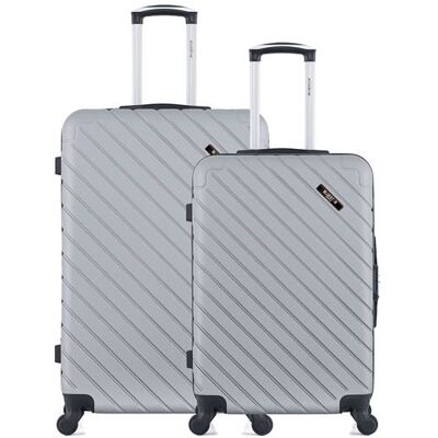 Non communiqué Ensemble de 2 valise grand format et valise weekend cité - gris - Publicité Non communiqué Ensemble de 2 valise grand format et valise weekend cité - gris - Publicité