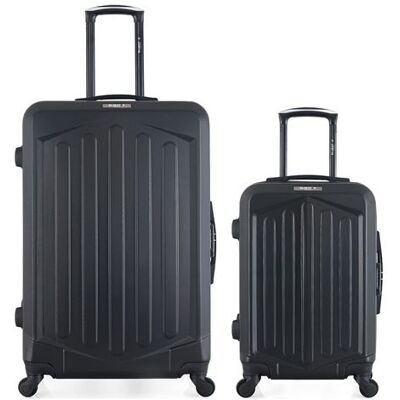 Non communiqué bluestar - lot de 2 - valises grand format et cabine hagen - noir - Publicité Non communiqué bluestar - lot de 2 - valises grand format et cabine hagen - noir - Publicité