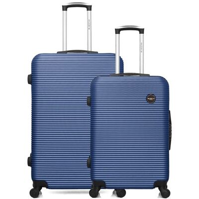 Non communiqué Ensemble de 2 valise grand format et valise weekend london - marine - Publicité Non communiqué Ensemble de 2 valise grand format et valise weekend london - marine - Publicité