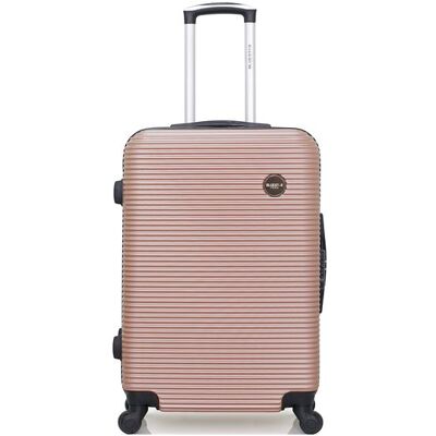 Non communiqué bluestar - valise weekend london 65 cm 4 roues - rose dore - Publicité Non communiqué bluestar - valise weekend london 65 cm 4 roues - rose dore - Publicité