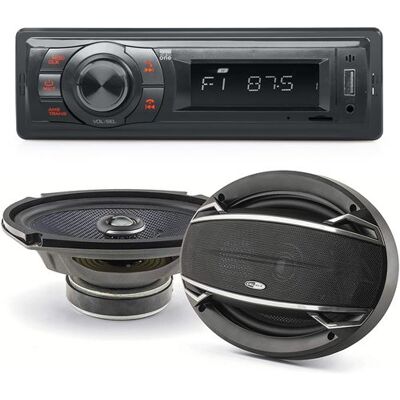 Non communiqué Pack sono voiture Autoradio AR270 USB + 2 haut parleurs ovales 6x9" Caliber 180W - Publicité Non communiqué Pack sono voiture Autoradio AR270 USB + 2 haut parleurs ovales 6x9" Caliber 180W - Publicité