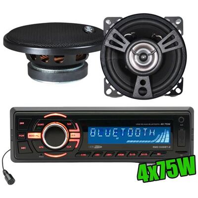 Non communiqué Autoradio Caliber RMD046BT-2 75W x 4 Bluetooth + 2 haut parleurs de 100W XSound - Publicité Non communiqué Autoradio Caliber RMD046BT-2 75W x 4 Bluetooth + 2 haut parleurs de 100W XSound - Publicité