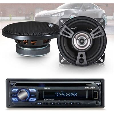 Pack Autoradio Caliber RCD122 75W x 4 + 2 haut parleurs de 100W XSound - Publicité Pack Autoradio Caliber RCD122 75W x 4 + 2 haut parleurs de 100W XSound - Publicité