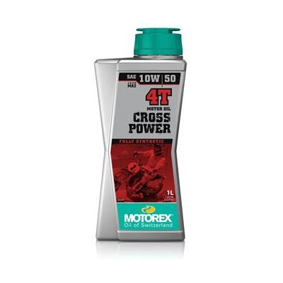 Huile moteur MOTOREX Cross Power 4T 10W50 100% synthétique 1L - Publicité Huile moteur MOTOREX Cross Power 4T 10W50 100% synthétique 1L - Publicité