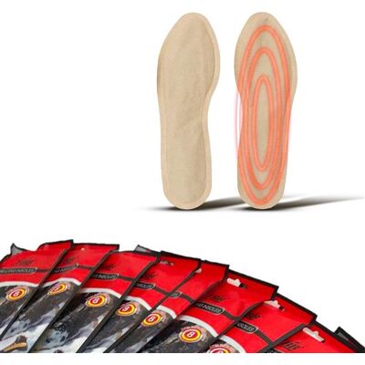 Non communiqué Lot de 10 paires de semelles chauffantes jetables FISHTEC taille 36-39 chaleur 8 heures pour activités extérieures hiver - Publicité Non communiqué Lot de 10 paires de semelles chauffantes jetables FISHTEC taille 36-39 chaleur 8 heures pour activités extérieures hiver - Publicité