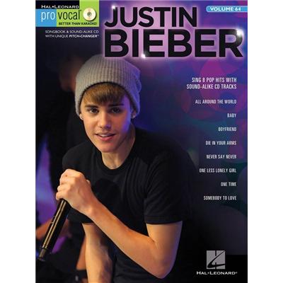 Hal Leonard Pro Vocal For Male Singers Vol.64 Justin Bieber + Cd - Publicité Hal Leonard Pro Vocal For Male Singers Vol.64 Justin Bieber + Cd - Publicité