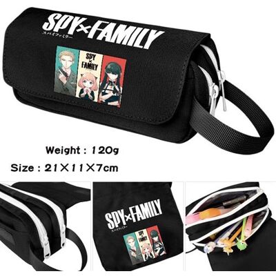 Non communiqué Trousse à crayon Spy x Family pour Garçon et Filles (PC5790) 21x11x7 cm Noir - Publicité Non communiqué Trousse à crayon Spy x Family pour Garçon et Filles (PC5790) 21x11x7 cm Noir - Publicité