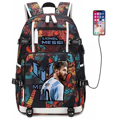Non communiqué Sac à Dos Messi pour Garçon et Filles (SD2236) 30*15*47 cm Multicolore - Publicité Non communiqué Sac à Dos Messi pour Garçon et Filles (SD2236) 30*15*47 cm Multicolore - Publicité
