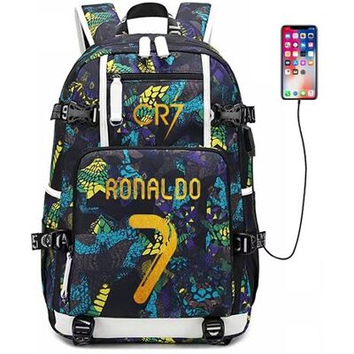 Non communiqué Sac à Dos Ronaldo pour Garçon et Filles (SD2231) 30*15*47 cm Multicolore Multicolore - Publicité Non communiqué Sac à Dos Ronaldo pour Garçon et Filles (SD2231) 30*15*47 cm Multicolore Multicolore - Publicité