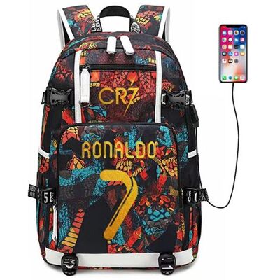 Non communiqué Sac à Dos Ronaldo pour Garçon et Filles (SD2232) 30*15*47 cm Multicolore Multicolore - Publicité Non communiqué Sac à Dos Ronaldo pour Garçon et Filles (SD2232) 30*15*47 cm Multicolore Multicolore - Publicité