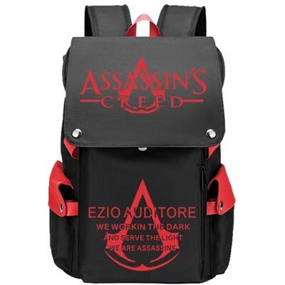 Non communiqué Sac à Dos Assassin's Creed pour Garçon et Filles (SD2251) 34*21*48 cm Noir Noir - Publicité Non communiqué Sac à Dos Assassin's Creed pour Garçon et Filles (SD2251) 34*21*48 cm Noir Noir - Publicité