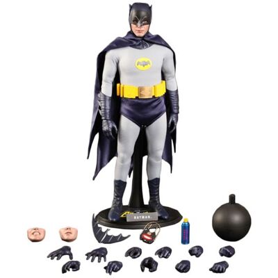 Figurine Hot Toys MMS218 - DC Comics - Batman 1966 - Batman Multicolore - Publicité Figurine Hot Toys MMS218 - DC Comics - Batman 1966 - Batman Multicolore - Publicité