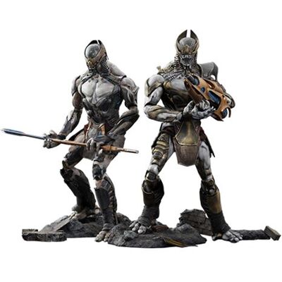 Figurine Hot Toys MMS228 - Marvel Comics - The Avengers - Chitauri Footsoldier And Chitauri Commander Multicolore - Publicité Figurine Hot Toys MMS228 - Marvel Comics - The Avengers - Chitauri Footsoldier And Chitauri Commander Multicolore - Publicité