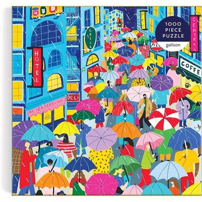 Non communiqué Puzzle de 1000 pièces : Umbrella Lane Galison - Publicité Non communiqué Puzzle de 1000 pièces : Umbrella Lane Galison - Publicité