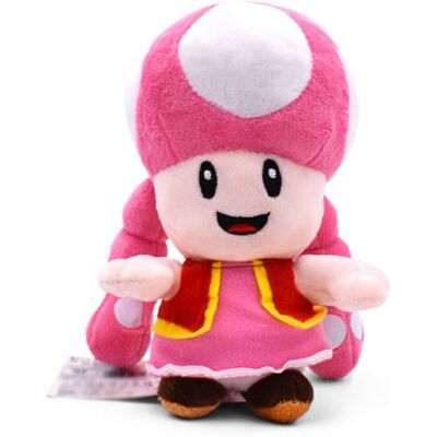 Non communiqué Peluche Super Mario Toadette 18 cm - Rose Rose - Publicité Non communiqué Peluche Super Mario Toadette 18 cm - Rose Rose - Publicité