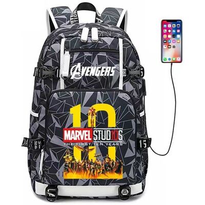 Non communiqué Sac à Dos The Avengers pour Garçon et Filles (SD2224) 30*15*47 cm Gris - Publicité Non communiqué Sac à Dos The Avengers pour Garçon et Filles (SD2224) 30*15*47 cm Gris - Publicité