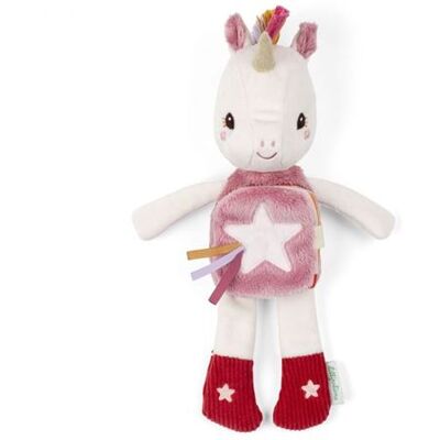 Non communiqué Peluche Lena a histoire - Lena la licorne Rouge - Publicité Non communiqué Peluche Lena a histoire - Lena la licorne Rouge - Publicité