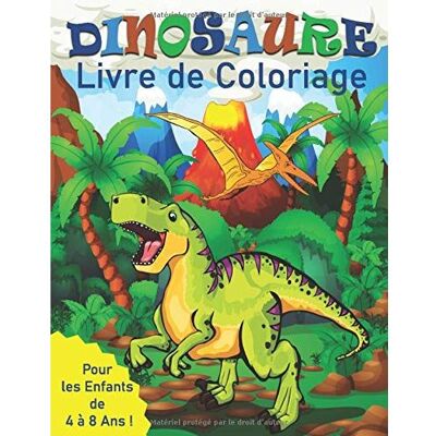 NLFBP Editions Livre de coloriage Dinosaure - 4-8 ans - A4 - 67 pages - Publicité NLFBP Editions Livre de coloriage Dinosaure - 4-8 ans - A4 - 67 pages - Publicité