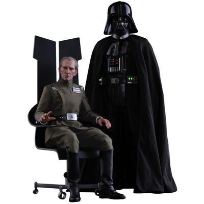 Figurine Hot Toys MMS434 - Star Wars 4 : A New Hope - Grand Moff Tarkin & Darth Vader Multicolore - Publicité Figurine Hot Toys MMS434 - Star Wars 4 : A New Hope - Grand Moff Tarkin & Darth Vader Multicolore - Publicité