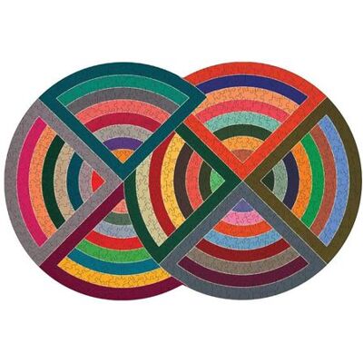 Galison PUZZLE - 750 PIECE SHAPED - MOMA FRANK STELLA - Publicité Galison PUZZLE - 750 PIECE SHAPED - MOMA FRANK STELLA - Publicité