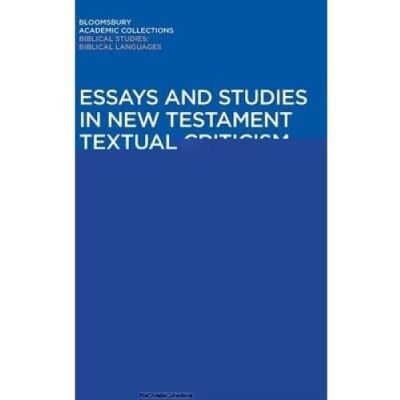 Générique Essays and Studies in New Testament Textual Criticism - Publicité Générique Essays and Studies in New Testament Textual Criticism - Publicité